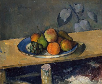 Appels, peren en druiven, c.1879 door Paul Cézanne