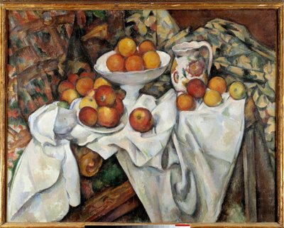 Appels en sinaasappels door Paul Cézanne