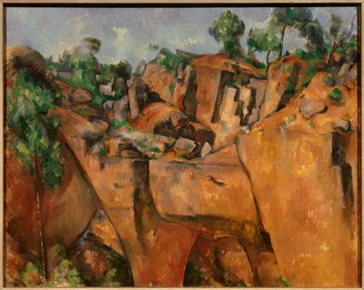 Steengroeve van Bibemus door Paul Cézanne