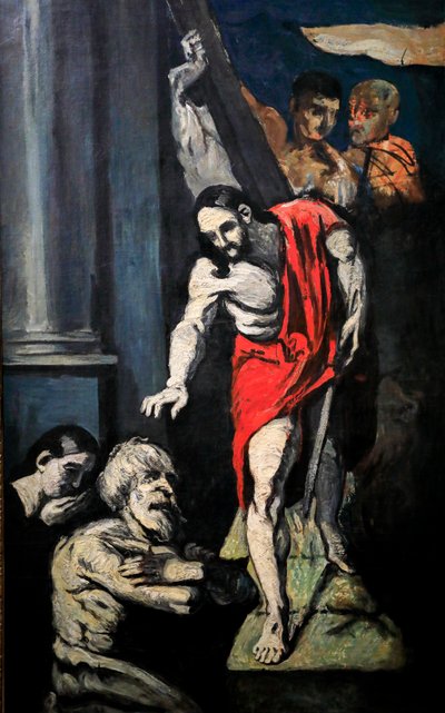 Christus in het voorgeborchte door Paul Cézanne