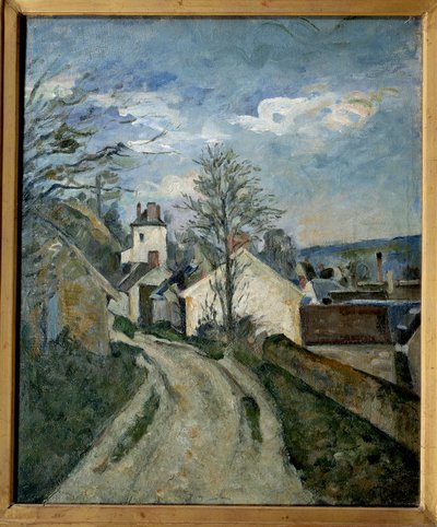 Het huis van dokter Gachet in Auvers door Paul Cézanne