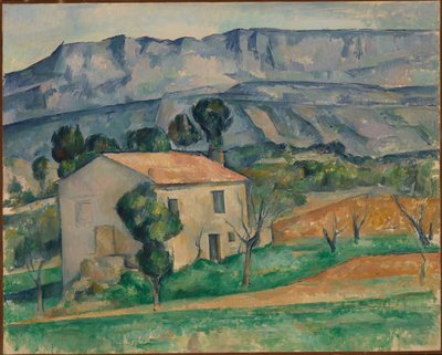 Huis in de Provence door Paul Cézanne