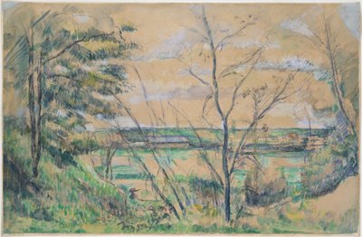 In de Oise Vallei door Paul Cézanne