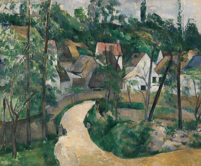 De kronkelende weg door Paul Cézanne