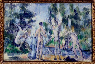 De baders door Paul Cézanne