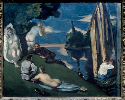 Pastorale, of Idylle door Paul Cézanne