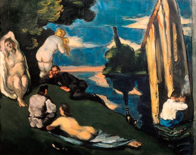 Pastoraal, of Idylle door Paul Cézanne
