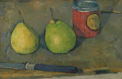 Peren en mes door Paul Cézanne