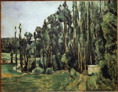 Populieren door Paul Cézanne