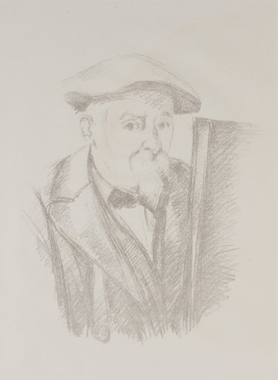 Zelfportret voor een ezel door Paul Cézanne