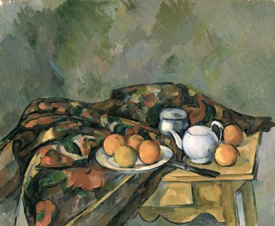 Stilleven met een Theepot door Paul Cézanne