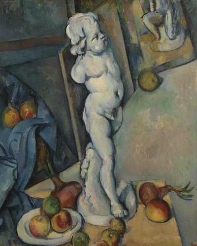 Stilleven met Gipsen Cupido door Paul Cézanne