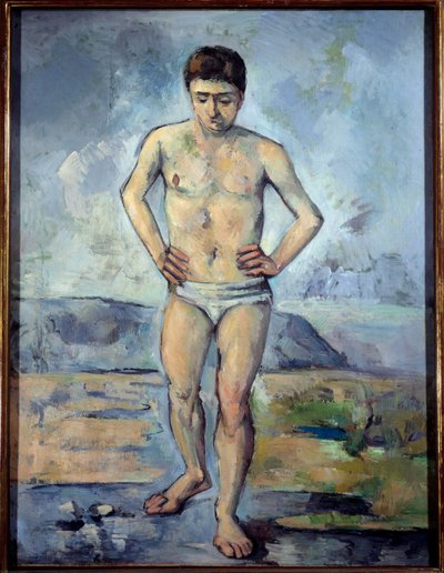 De baadster door Paul Cézanne
