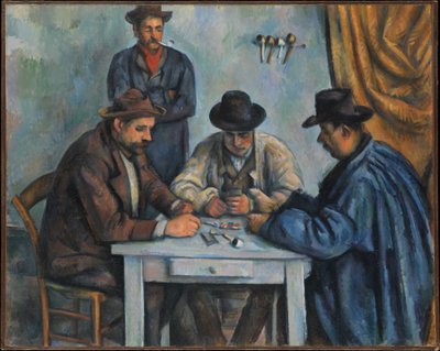 De kaartspelers door Paul Cézanne