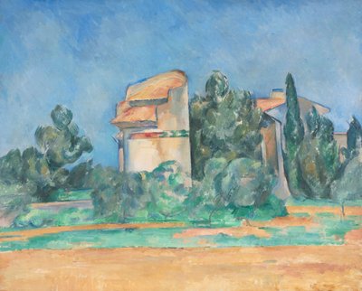 De duiventoren bij Bellevue door Paul Cézanne