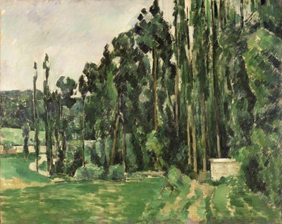 De Populieren, c.1879-82 door Paul Cézanne