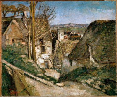 Het huis van de gehangene door Paul Cézanne