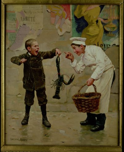 Le Petit Comis (d.1902) door Paul Charles Chocarne Moreau