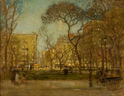 Madison Square, c.1905 door Paul Cornoyer