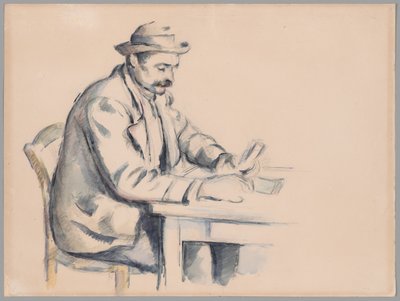 Een Studie voor de Kaartspelers door Paul Cézanne