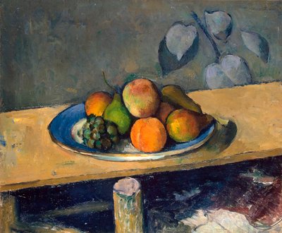Appels, Peren en Druiven, 1879-1880 door Paul Cézanne