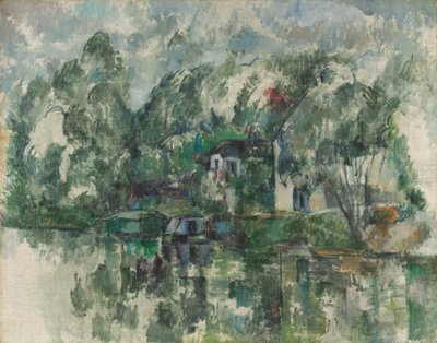 Aan de waterkant, ca. 1890 door Paul Cézanne