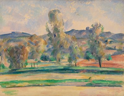 Herfstlandschap door Paul Cézanne