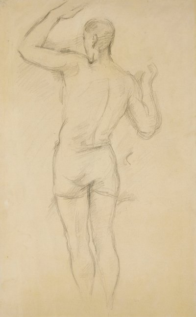 Staande Bader door Paul Cézanne