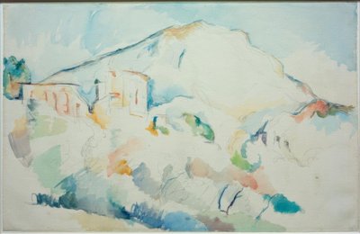 Het Château Noir en het Sainte-Victoire gebergte door Paul Cézanne