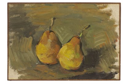 Twee Peren, c.1875 door Paul Cézanne
