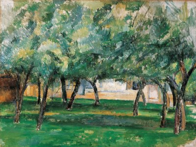 Boerderij in Normandië, 1885-1886 door Paul Cézanne