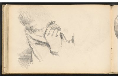 Hand en Schouder van een Jongen door Paul Cézanne