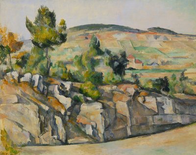 Heuvel in de Provence, ca. 1886-90 door Paul Cézanne