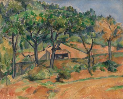 Huis in de Provence door Paul Cézanne