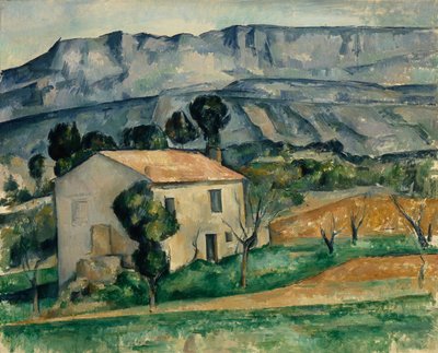 Huis in de Provence door Paul Cézanne