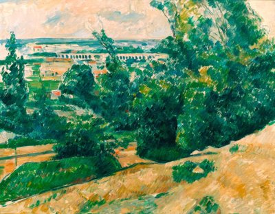 Het Aquaduct van het Verdonkanaal ten noorden van Aix-en-Provence door Paul Cézanne