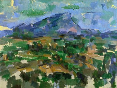 De berg Sainte-Victoire door Paul Cézanne