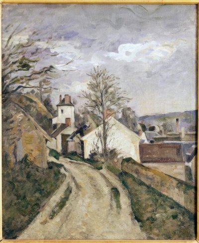 Het huis van dokter Gachet in Auvers door Paul Cézanne