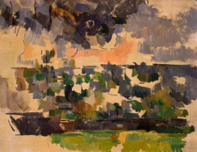 De tuin van Lauves door Paul Cézanne