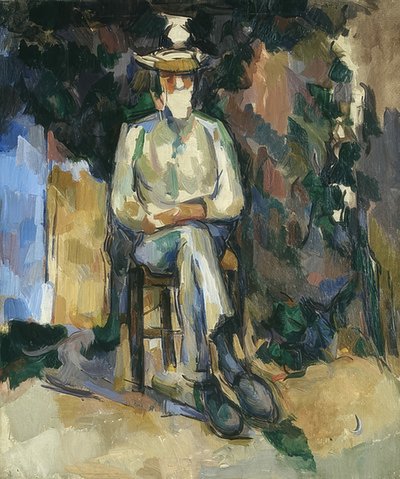 De tuinman Vallier door Paul Cézanne