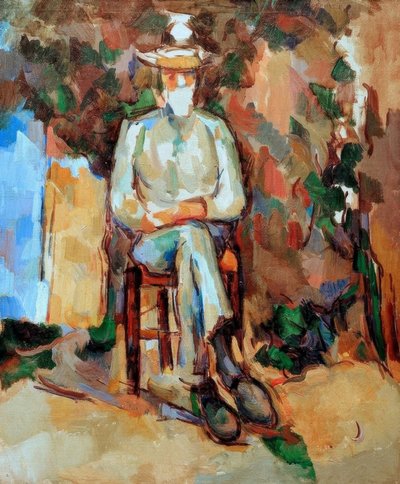 De tuinman Vallier door Paul Cézanne