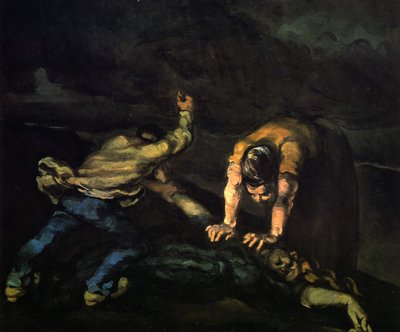 De moord door Paul Cézanne
