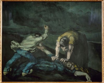 De moord door Paul Cézanne