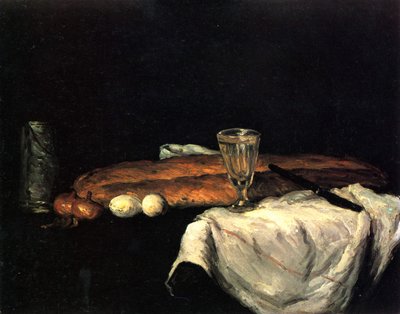 Brood en eieren door Paul Cézanne