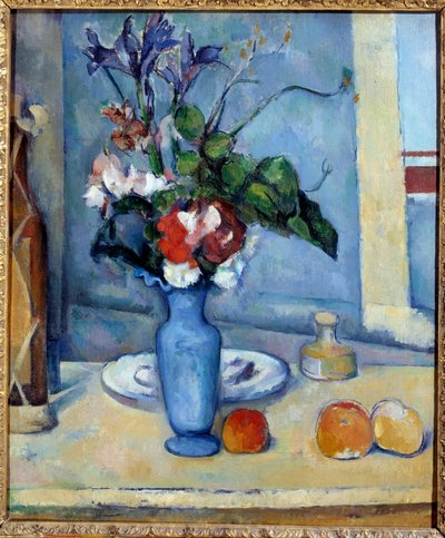 De blauwe vaas door Paul Cézanne