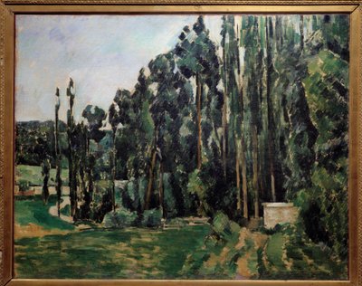 De populieren door Paul Cézanne