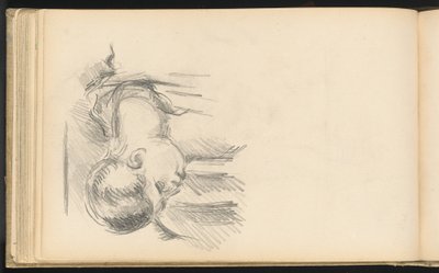 Man die voorover buigt door Paul Cézanne