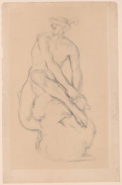 Mercurius (na Pigalle) door Paul Cézanne