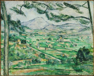 Mont Sainte-Victoire door Paul Cézanne