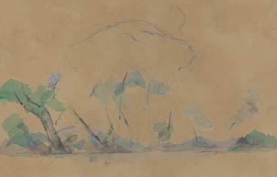 Mont Sainte-Victoire door Paul Cézanne